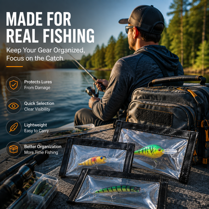 🎣 Fishing Lure Protective Case | Soft Bait Storage Box For Anglers