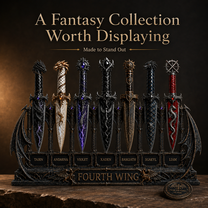 🗡️ Fantasy Dagger Collector Display Set | 7 Unique Designs