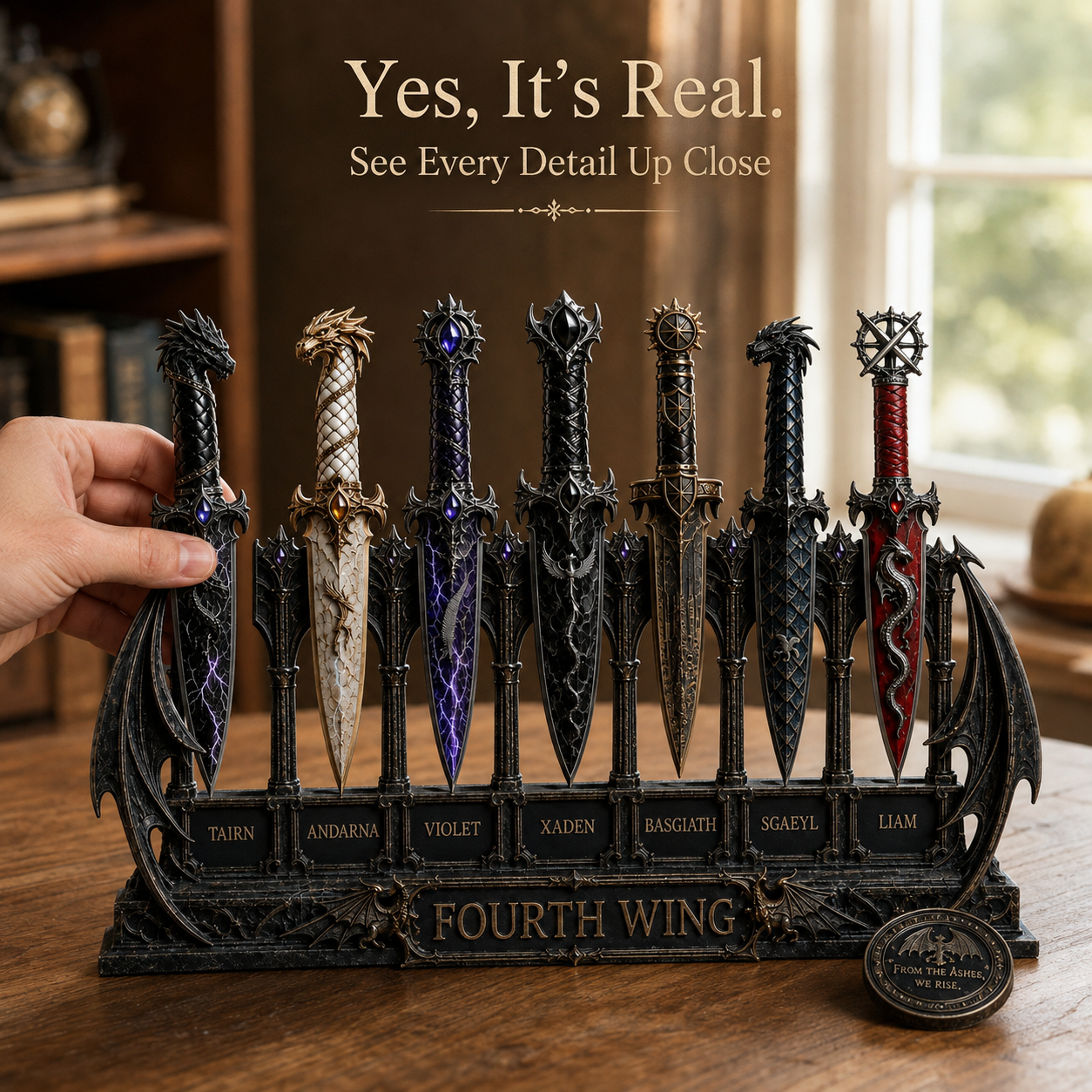🗡️ Fantasy Dagger Collector Display Set | 7 Unique Designs