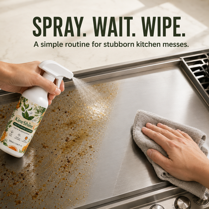 🍊 Heavy-Duty Kitchen Degreaser Spray – Less Scrubbing, Easier Cleanup