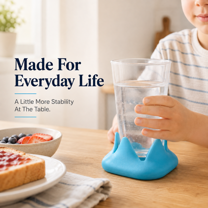 🥤 Stabilizing Silicone Grip Coaster – Less Spills, More Stability