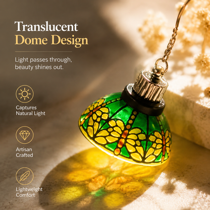 ✨ Luminous Stained Glass Dome Earrings