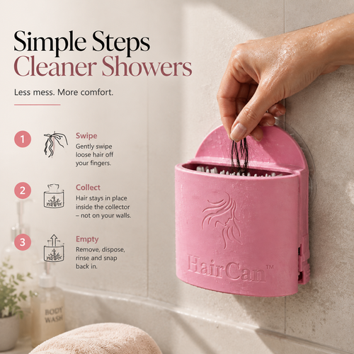 HairCan™ Shower Hair Catcher | Keep Your Bathroom Cleaner & Hair-Free 🚿