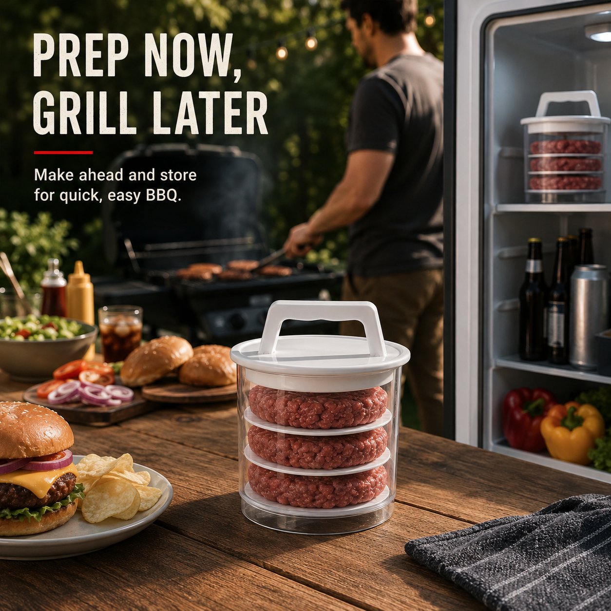 🔥 Burger Patty Press Kit – 30% OFF