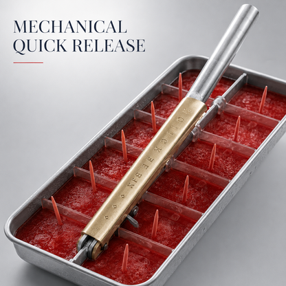 🧊Vintage Lever Ice Cube Tray | Quick-Release Metal Ice Tray