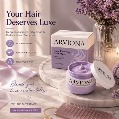 ✨ Luxe Recovery Hair Mask for Smooth & Glossy-Looking Hair