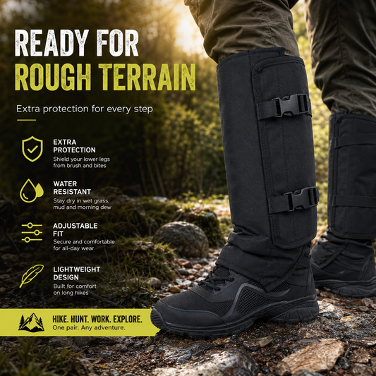🛡️ All-Terrain Protective Leg Gaiters