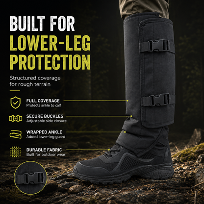 🛡️ All-Terrain Protective Leg Gaiters