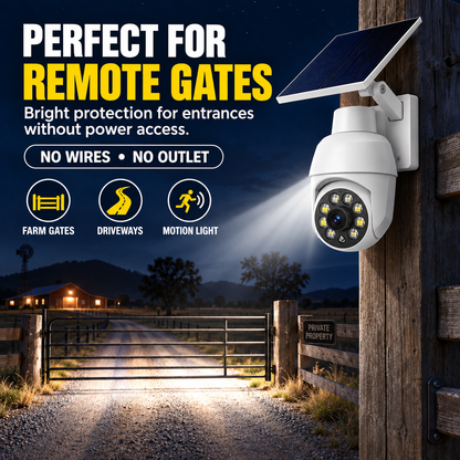 ⏰Final 6 Hours Sale 50% OFF🔥🔥 - Solar-Powered Simulated Surveillance Camera Street Light