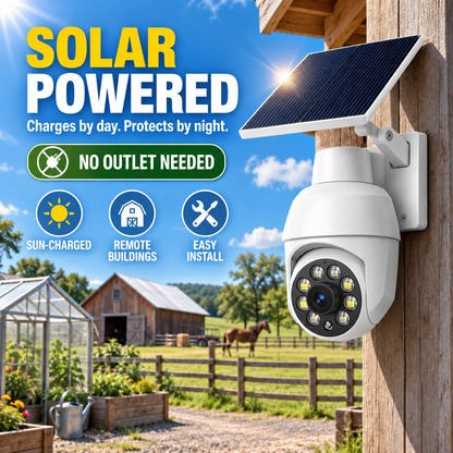 ⏰Final 6 Hours Sale 50% OFF🔥🔥 - Solar-Powered Simulated Surveillance Camera Street Light