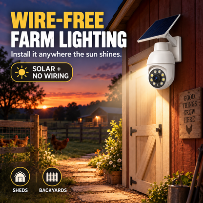 ⏰Final 6 Hours Sale 50% OFF🔥🔥 - Solar-Powered Simulated Surveillance Camera Street Light