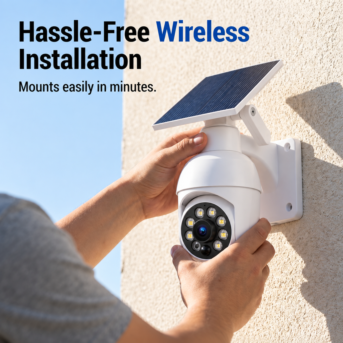 ⏰Final 6 Hours Sale 50% OFF🔥🔥 - Solar-Powered Simulated Surveillance Camera Street Light
