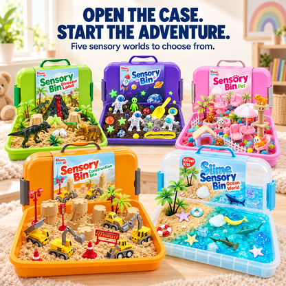 🎁 Make Your Own Sensory Bin – Choose Your Adventure
