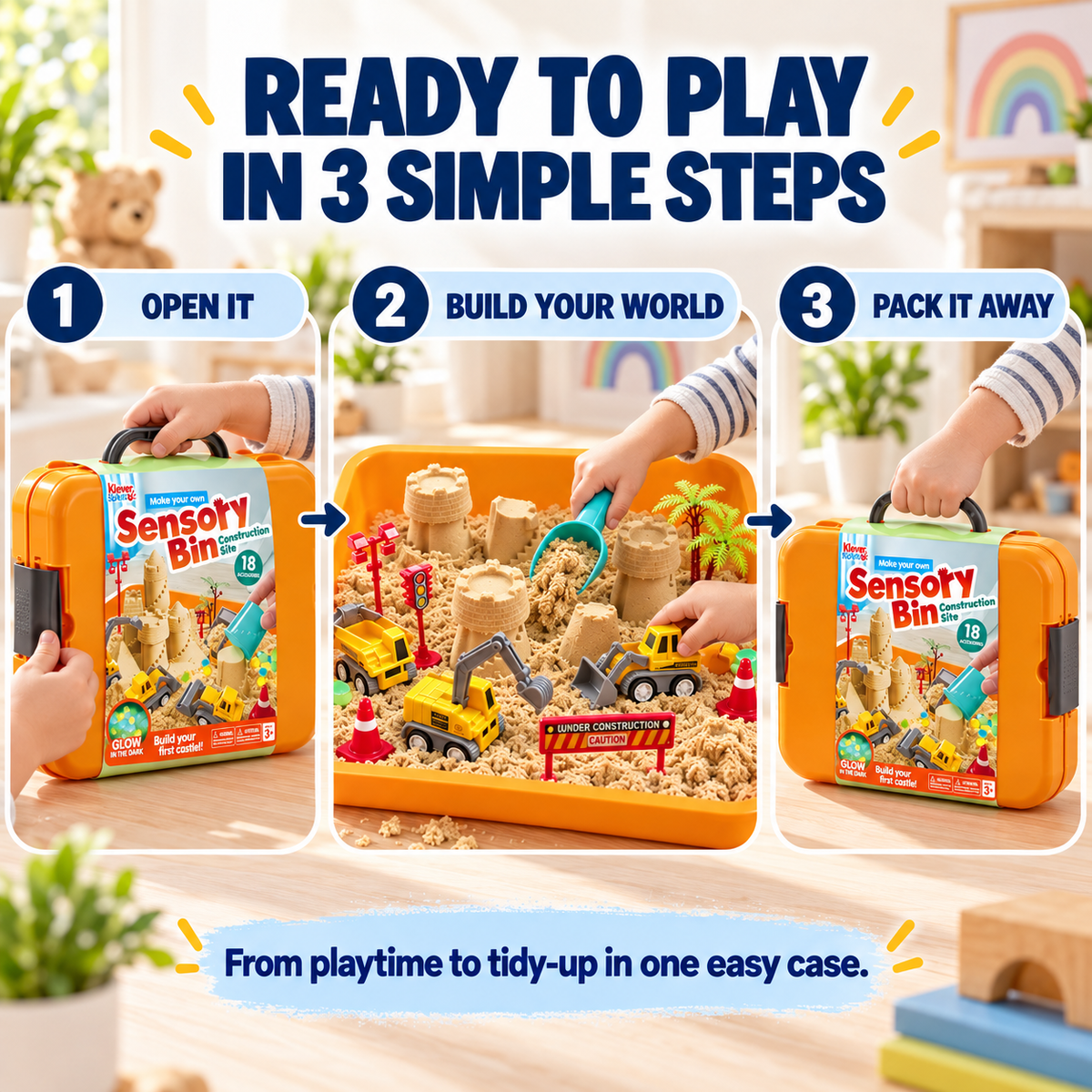 🎁 Make Your Own Sensory Bin – Choose Your Adventure