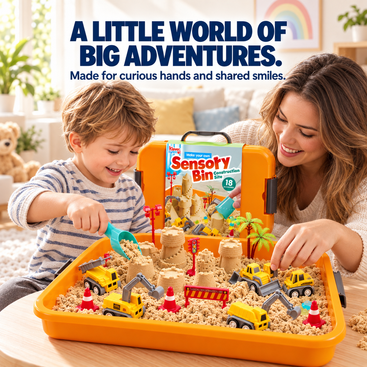 🎁 Make Your Own Sensory Bin – Choose Your Adventure