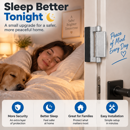 🔒 Extra Door Security Latch Add A Stronger Layer Of Protection To Your Home