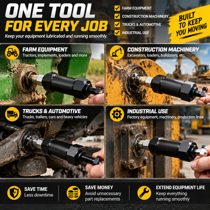 🔧 Hydraulic Grease Fitting Cleaner – Restore Blocked Grease Flow In Minutes