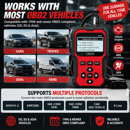 🚗 2026 OBD2 Car Diagnostic Scanner – Find Engine Problems Before Paying A Mechanic