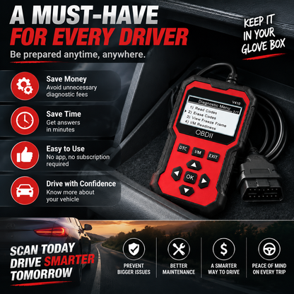 🚗 2026 OBD2 Car Diagnostic Scanner – Find Engine Problems Before Paying A Mechanic