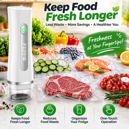 🥩 Portable Vacuum Sealer | Keep Food Fresh Longer & Reduce Kitchen Waste
