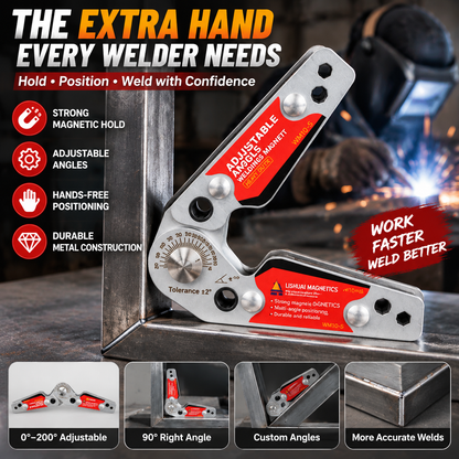 🔧 Adjustable Magnetic Welding Angle Tool | Your Extra Hand For Precise Welding
