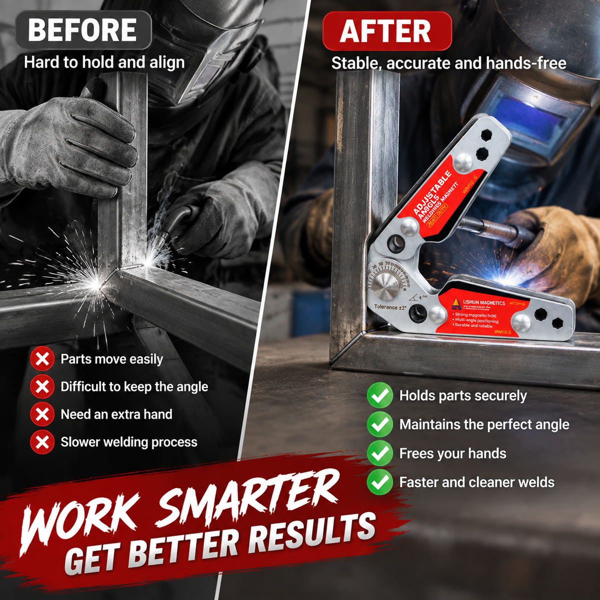 🔧 Adjustable Magnetic Welding Angle Tool | Your Extra Hand For Precise Welding