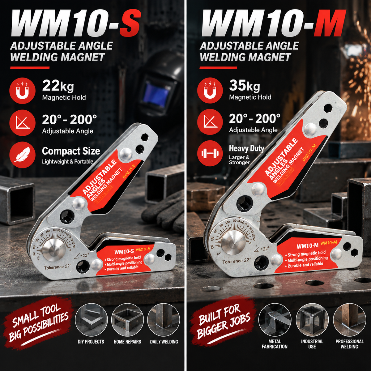 🔧 Adjustable Magnetic Welding Angle Tool | Your Extra Hand For Precise Welding