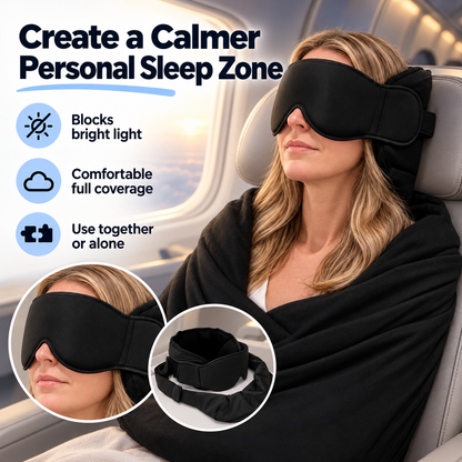 ✈️ 3-in-1 Full Support Travel Kit – Rest Better on Every Flight 😴💤