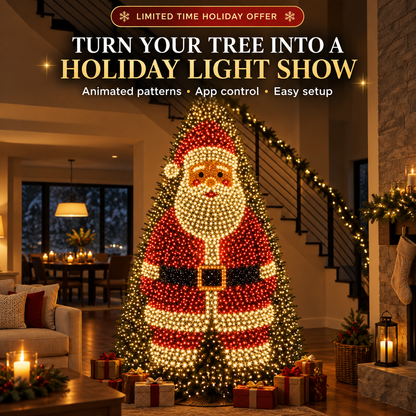 🎄 Bring Your Tree to Life™ – Smart Animated Christmas Tree Light Show