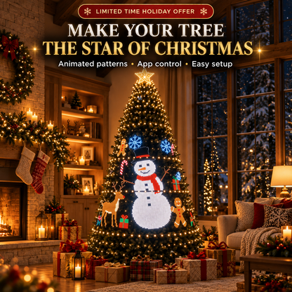 🎄 Bring Your Tree to Life™ – Smart Animated Christmas Tree Light Show
