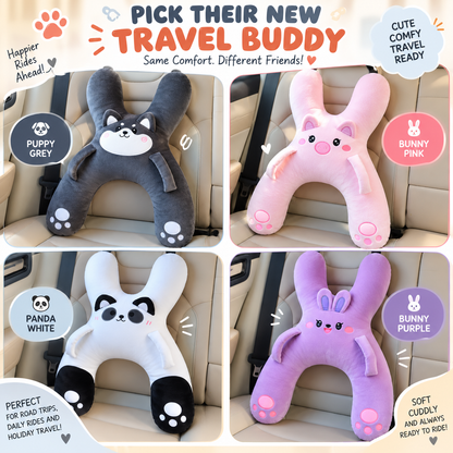 🧸 Kids Car Sleep Buddy™ – Full-Body Travel Pillow for Cozy Road-Trip Naps
