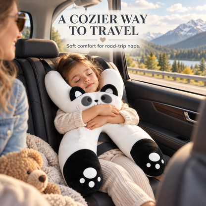 🧸 Kids Car Sleep Buddy™ – Full-Body Travel Pillow for Cozy Road-Trip Naps
