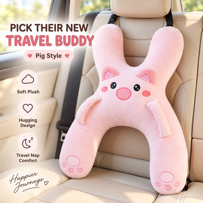 🧸 Kids Car Sleep Buddy™ – Full-Body Travel Pillow for Cozy Road-Trip Naps