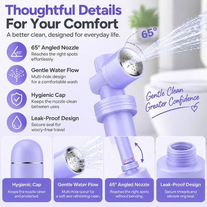 💧 Portable Bidet Bottle – Stay Fresh Anywhere With Gentle Personal Hygiene On The Go
