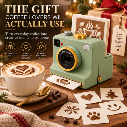 ☕ Coffee Stencil Art Maker – Create Café-Style Latte Designs in Seconds