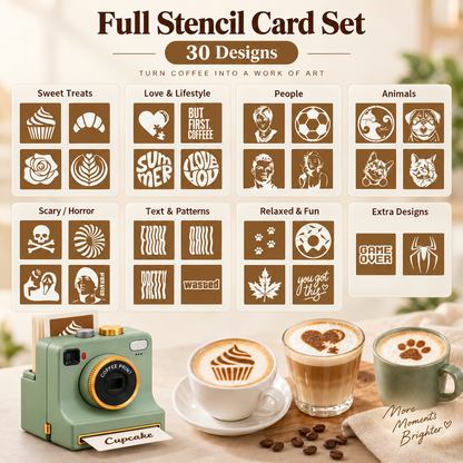 ☕ Coffee Stencil Art Maker – Create Café-Style Latte Designs in Seconds