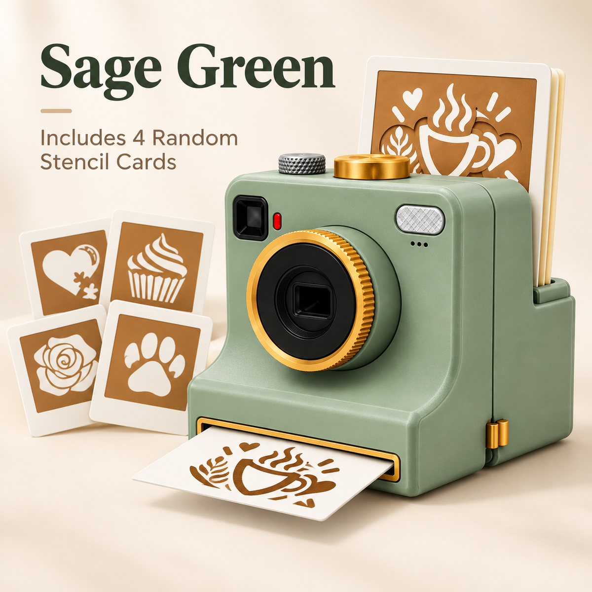 ☕ Coffee Stencil Art Maker – Create Café-Style Latte Designs in Seconds