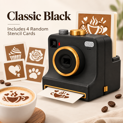 ☕ Coffee Stencil Art Maker – Create Café-Style Latte Designs in Seconds