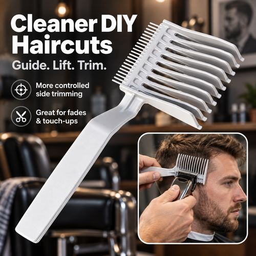✂️2PCS  2026 New DIY Fade Haircut Guide Comb – Cleaner Trims, Easier Touch-Ups
