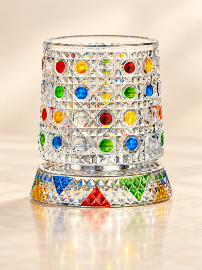 🎁🔥Luxury 360° Spinning Crystal Glass