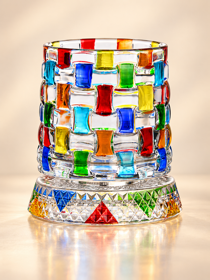 🎁🔥Luxury 360° Spinning Crystal Glass