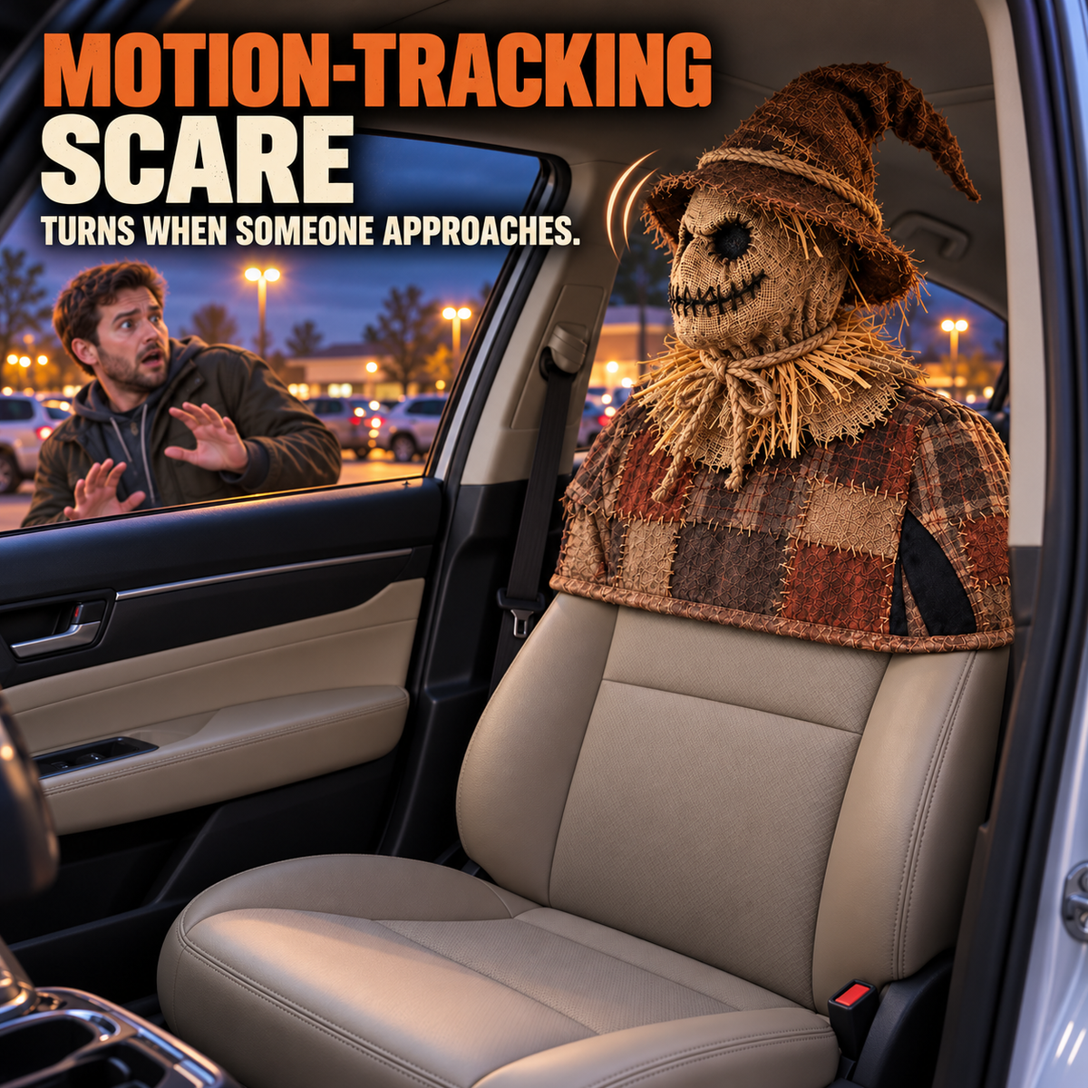 💀Rotating Head Halloween Prank Decoration