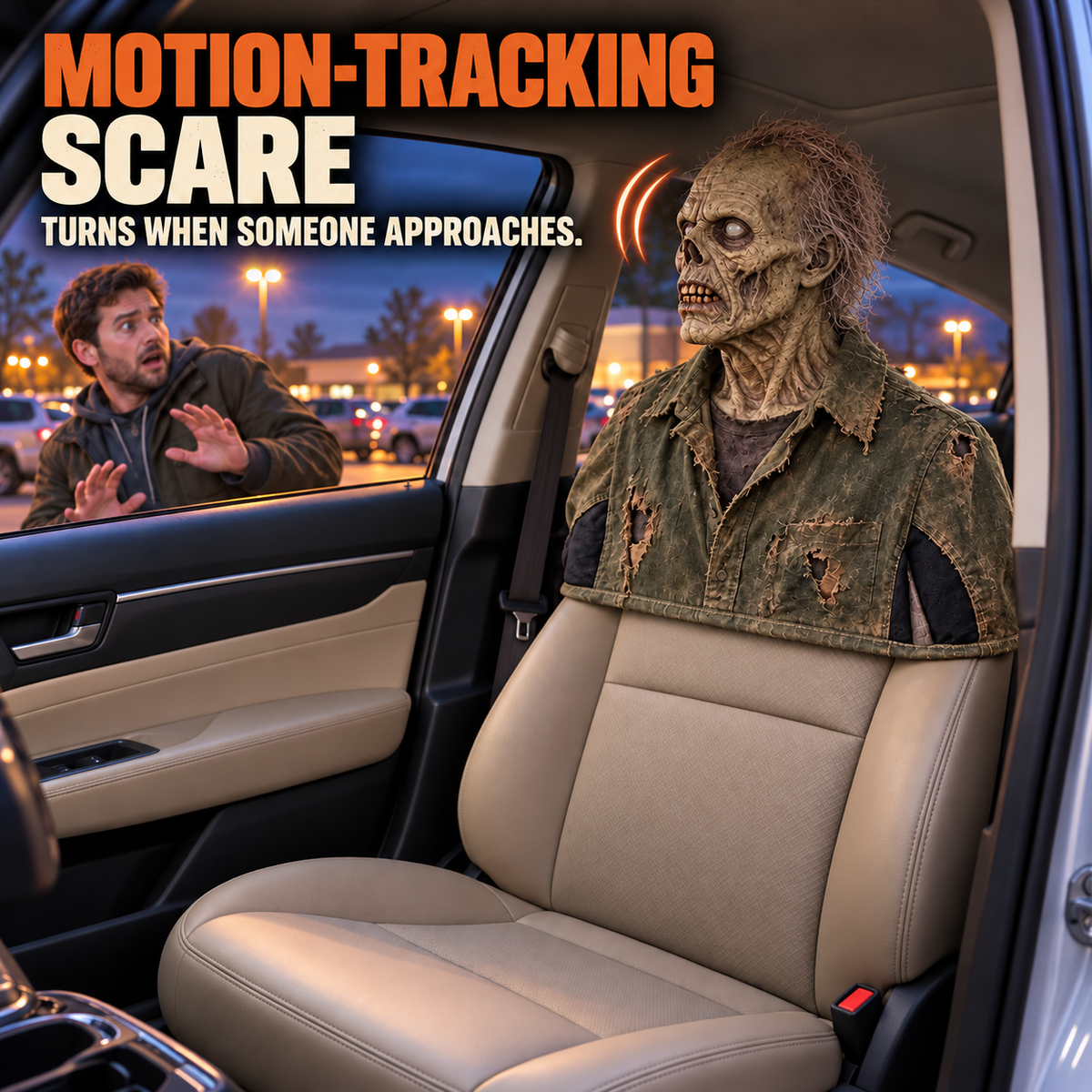 💀Rotating Head Halloween Prank Decoration