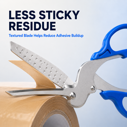 ✂️ Anti-Jam Multi-Purpose Cardboard Scissors – Cut Boxes, Tape & Labels with Less Struggle