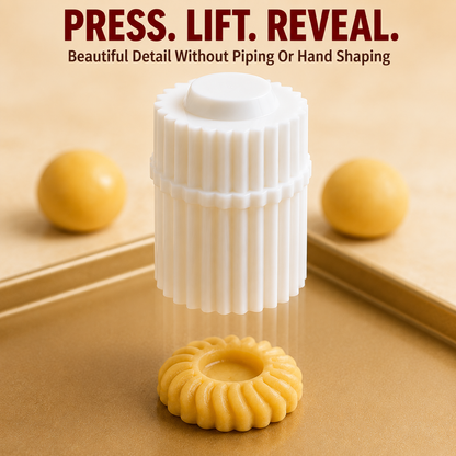 🍓 Spiral Jam Cookie Press Mold – Beautiful Bakery-Style Cookies Made Easy