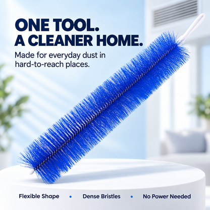 2Pcs🧹 Flexible Multi-Surface Dusting Brush – Reach Fans, Blinds, Vents & Tight Spaces