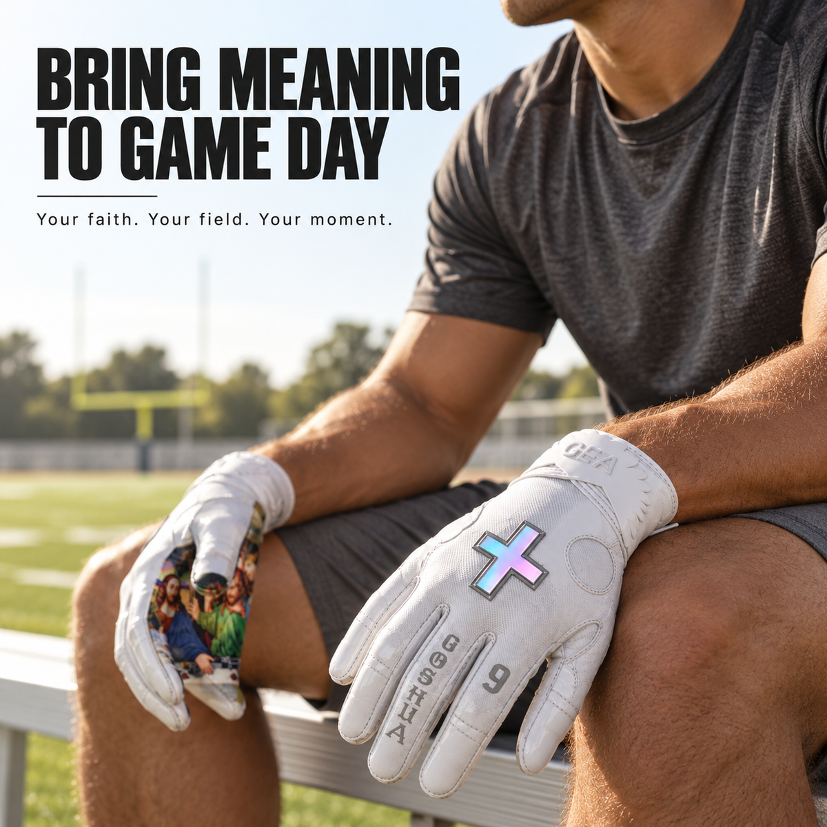 🏈 Last Supper Football Receiver Gloves – Premium Grip