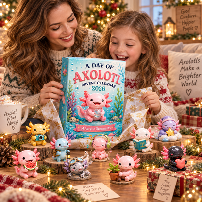 🎁CHRISTMAS KICKOFF 49% OFF - A Day Of Axolotl Advent Calendar 2026
