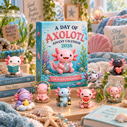 🎁CHRISTMAS KICKOFF 49% OFF - A Day Of Axolotl Advent Calendar 2026