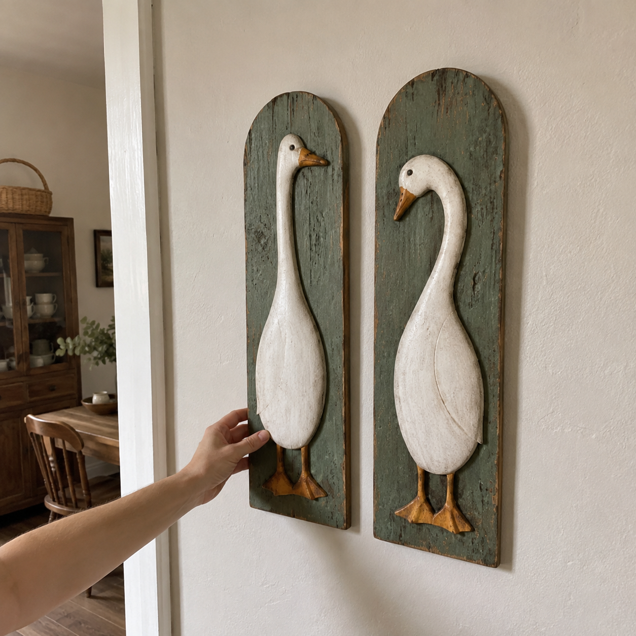 Installing Rustic Goose Wall Art